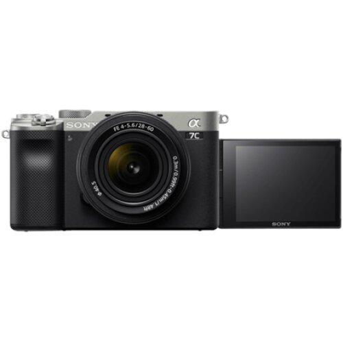 Sony , Full-frame Mirrorless Interchangeable Lens Camera , Alpha A7C , Mirrorless Camera body , 24.2 MP , ISO sensitivity (max) 102400 , Display diagonal 3.0 , Video recording , Wi-Fi , Fast Hybrid AF , Magnification 0.59 x , Viewfinder , CMOS , Black