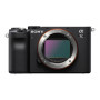 Sony , Full-frame Mirrorless Interchangeable Lens Camera , Alpha A7C , Mirrorless Camera body , 24.2 MP , ISO sensitivity (max) 102400 , Display diagonal 3.0 , Video recording , Wi-Fi , Fast Hybrid AF , Magnification 0.59 x , Viewfinder , CMOS , Black