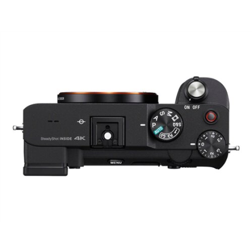 Sony , Full-frame Mirrorless Interchangeable Lens Camera , Alpha A7C , Mirrorless Camera body , 24.2 MP , ISO sensitivity (max) 102400 , Display diagonal 3.0 , Video recording , Wi-Fi , Fast Hybrid AF , Magnification 0.59 x , Viewfinder , CMOS , Black