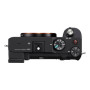 Sony , Full-frame Mirrorless Interchangeable Lens Camera , Alpha A7C , Mirrorless Camera body , 24.2 MP , ISO sensitivity (max) 102400 , Display diagonal 3.0 , Video recording , Wi-Fi , Fast Hybrid AF , Magnification 0.59 x , Viewfinder , CMOS , Black