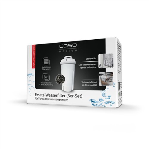 Caso , Spare filter for Turbo-hot water dispenser, 3pcs