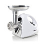 Tristar , VM-4210 Meat Grinder , White , 3 Stainless steel grinding plates, Aluminum grinder head, Aluminum hopper tray, Sausage stuffer, Kubbe attachment, Sausage accessory, Stainless steel blade