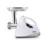 Tristar , VM-4210 Meat Grinder , White , 3 Stainless steel grinding plates, Aluminum grinder head, Aluminum hopper tray, Sausage stuffer, Kubbe attachment, Sausage accessory, Stainless steel blade
