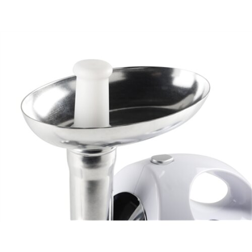 Tristar , VM-4210 Meat Grinder , White , 3 Stainless steel grinding plates, Aluminum grinder head, Aluminum hopper tray, Sausage stuffer, Kubbe attachment, Sausage accessory, Stainless steel blade