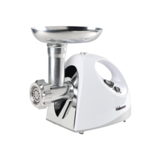 Tristar , VM-4210 Meat Grinder , White , 3 Stainless steel grinding plates, Aluminum grinder head, Aluminum hopper tray, Sausage stuffer, Kubbe attachment, Sausage accessory, Stainless steel blade