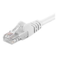 Goobay Patch Cable , 68633 CAT 6 U/UTP , PVC , Cable length: 1 m , White