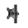 Digitus , Mobile workstation with individual height adjustment , DA-90374 , Monitor Mount, PC Holder , 17-32 , Black
