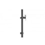 Mobile workstation with individual height adjustment , DA-90374 , Monitor Mount, PC Holder , 17-32 , Black