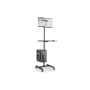 Digitus , Mobile workstation with individual height adjustment , DA-90374 , Monitor Mount, PC Holder , 17-32 , Black