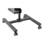 Mobile workstation with individual height adjustment , DA-90374 , Monitor Mount, PC Holder , 17-32 , Black