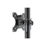 Digitus , Mobile workstation with individual height adjustment , DA-90374 , Monitor Mount, PC Holder , 17-32 , Black