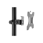 Digitus , Mobile workstation with individual height adjustment , DA-90374 , Monitor Mount, PC Holder , 17-32 , Black