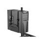 Mobile workstation with individual height adjustment , DA-90374 , Monitor Mount, PC Holder , 17-32 , Black