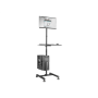 Digitus , Mobile workstation with individual height adjustment , DA-90374 , Monitor Mount, PC Holder , 17-32 , Black