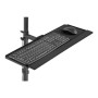 Mobile workstation with individual height adjustment , DA-90374 , Monitor Mount, PC Holder , 17-32 , Black