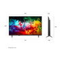 LG QNED 4K AI Mini LED TV , 43QNED70B3C , 43 , Smart TV , webOS , UHD , Black