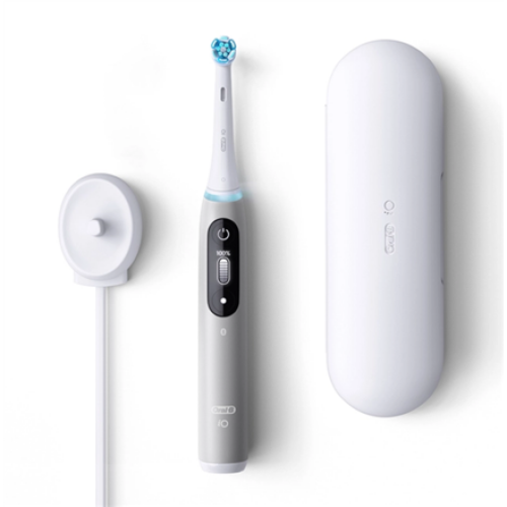 Oral-B , Toothbrush , iO Series 6 , Rechargeable , For adults , Number of brush heads included 1 , Number of teeth brushing modes 5 , Grey Opal