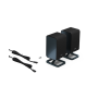 Sharp , 2.0.2 Wireless Rear Surround Speakers , HT-SPR52021(BK) , 200 W , Black , Wireless connection