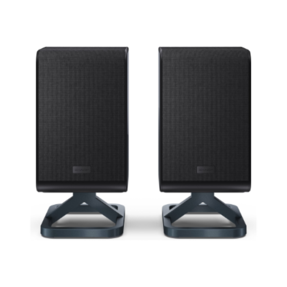 HT-SPR52021(BK) Sharp , 2.0.2 Wireless Rear Surround Speakers , HT-SPR52021(BK)