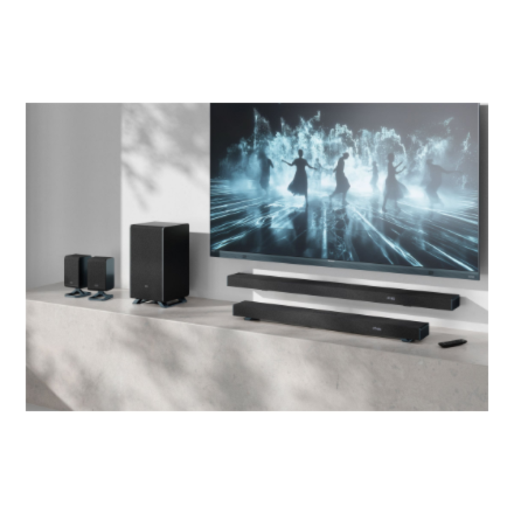 Sharp , 2.0.2 Wireless Rear Surround Speakers , HT-SPR52021(BK)