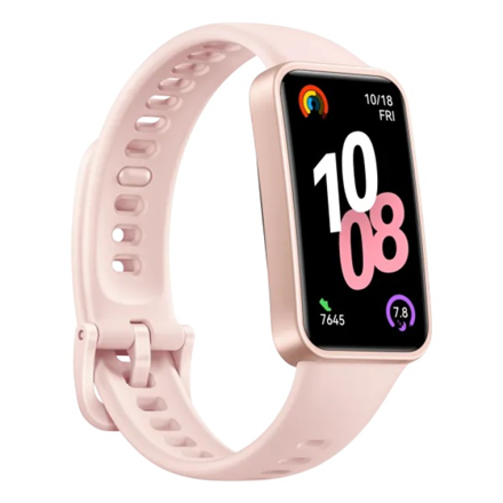 Huawei Band 10 , 1.47 inch AMOLED , Touchscreen , Heart rate monitor , Waterproof , Bluetooth , Pink