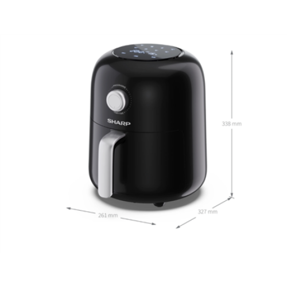 Sharp Air Fryer , AF-GS404AE-B , Power 1300 W , Capacity 4 L , Black