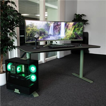 Arozzi Gaming Desk , Arena Medium , Forest Green