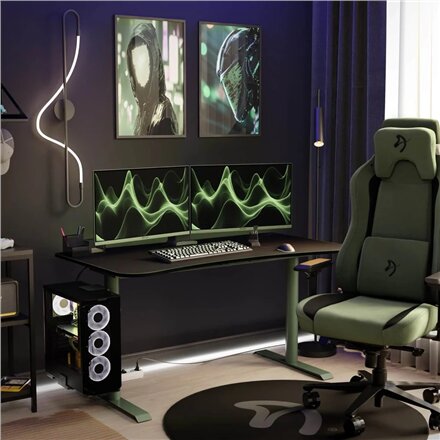 Arozzi Gaming Desk , Arena Medium , Forest Green