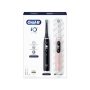 Oral-B Electric Toothbrush , iO6 DuoPack , Rechargeable , For adults , Number of brush heads included 2 , Number of teeth brushing modes 5 , Black/Pink
