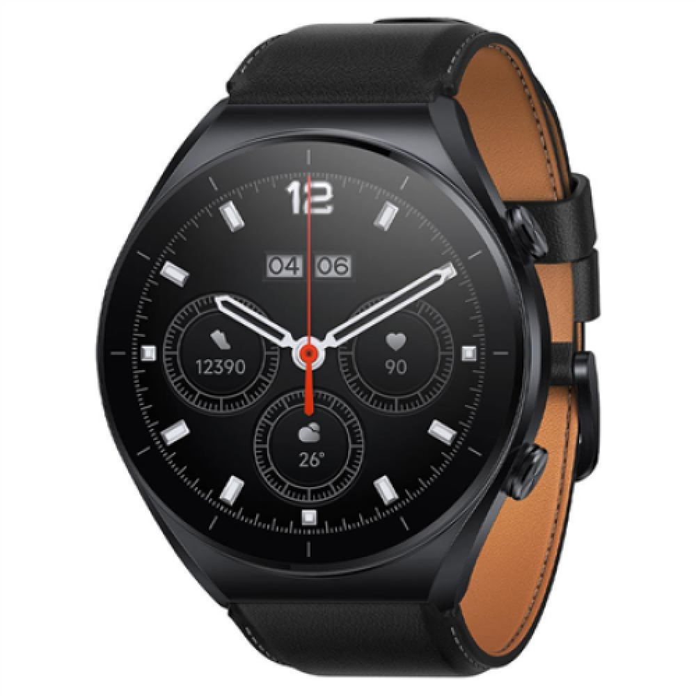 Xiaomi S1 1.43”, Smart watch, GPS (satellite), AMOLED, Touchscreen, Heart rate monitor, Activity monitoring 24/7, Waterproof, Bluetooth, Black