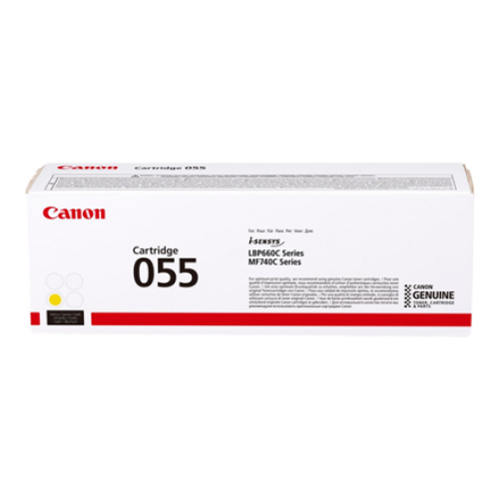 Canon 055 , Toner cartridge , Yellow