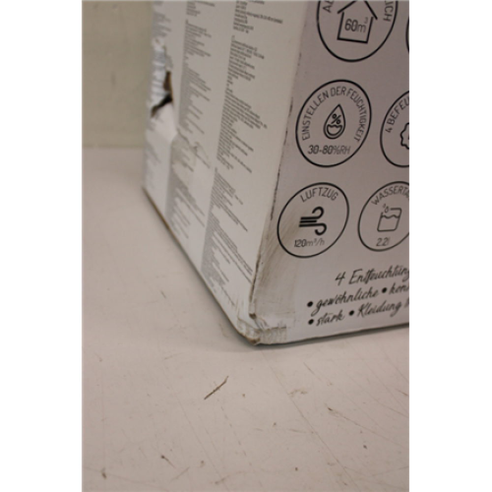 SALE OUT. Camry CR 7851 Air Dehumidifier, White , Air Dehumidifier , CR 7851 , Power 200 W , Suitable for rooms up to 60 m³ , Water tank capacity 2.2 L , White , DAMAGED PACKAGING, SCRATCHED ON FRONT