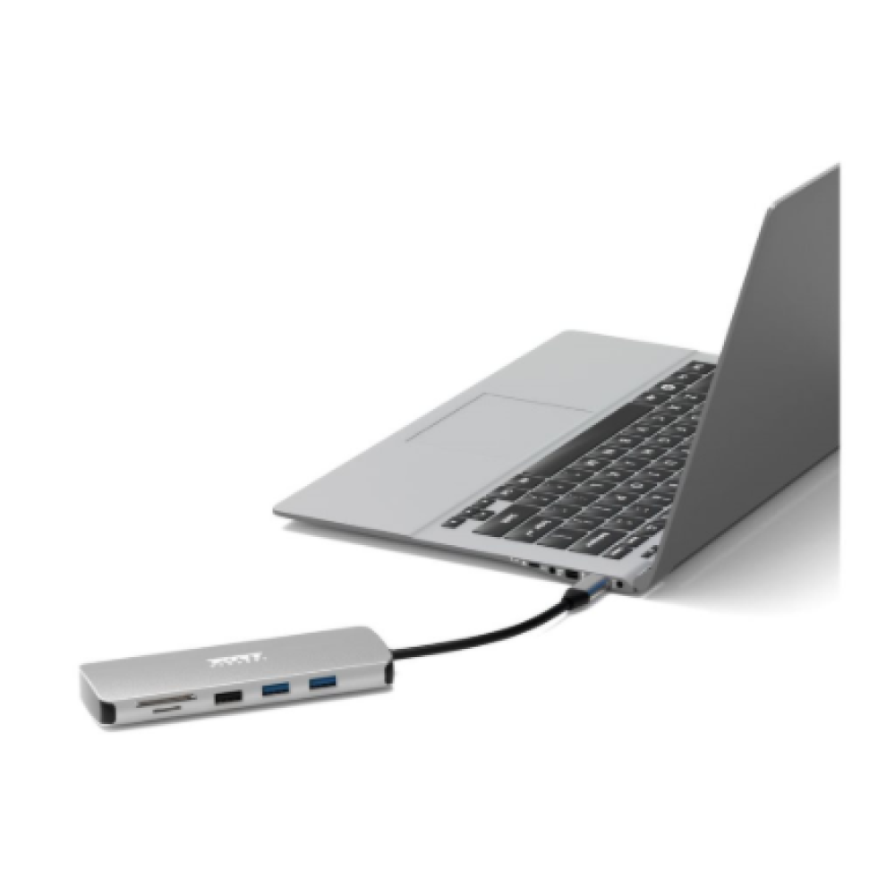 PORT DESIGNS Docking Type C 9 In 1 - 1 X 4K HDMI - Pd 85W - Retail Btoc Only , PORT CONNECT