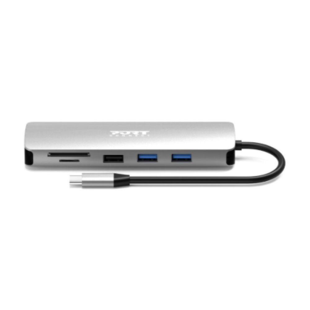 PORT DESIGNS Docking Type C 9 In 1 - 1 X 4K HDMI - Pd 85W - Retail Btoc Only , PORT CONNECT