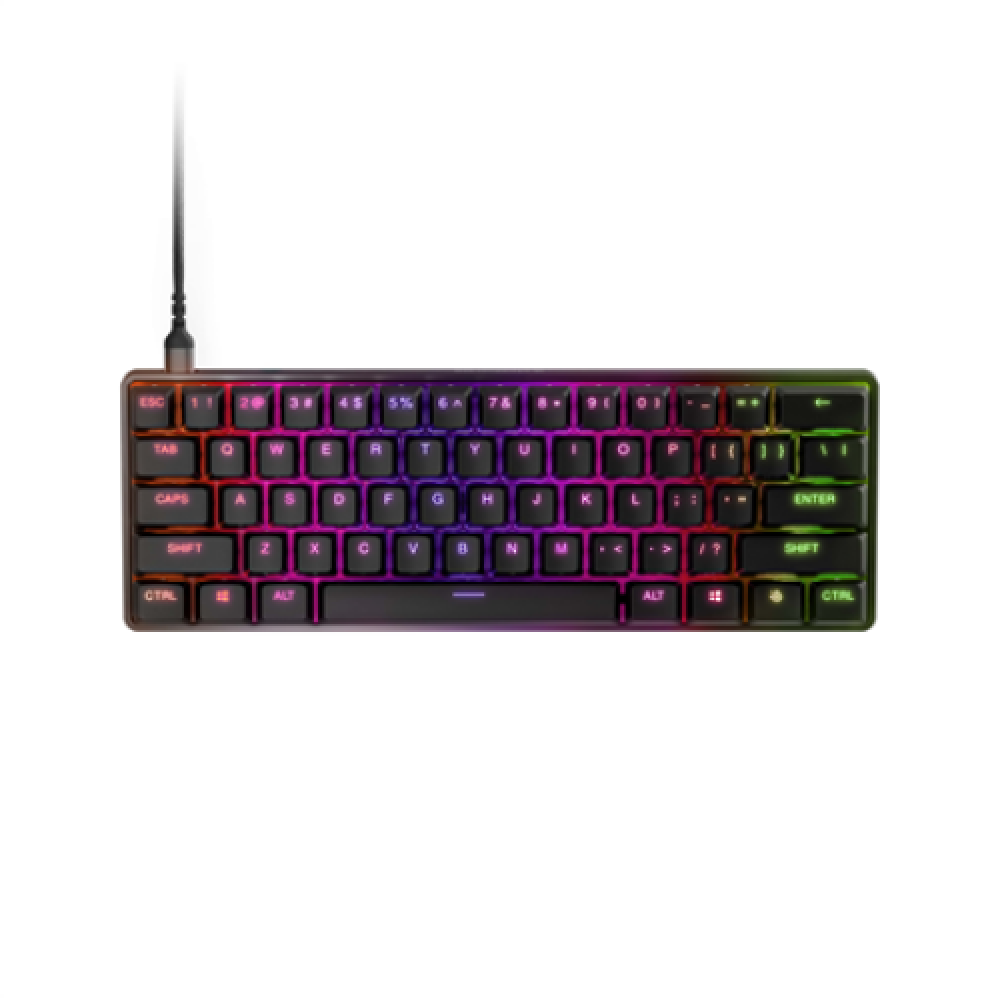 SteelSeries Gaming Keyboard Apex 9 Mini, RGB LED light, US, Black, Wired