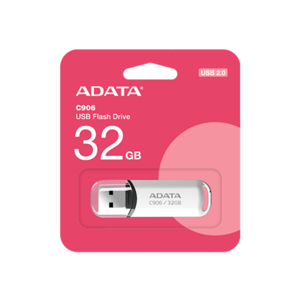 ADATA , C906 , 32 GB , USB Type-A , White