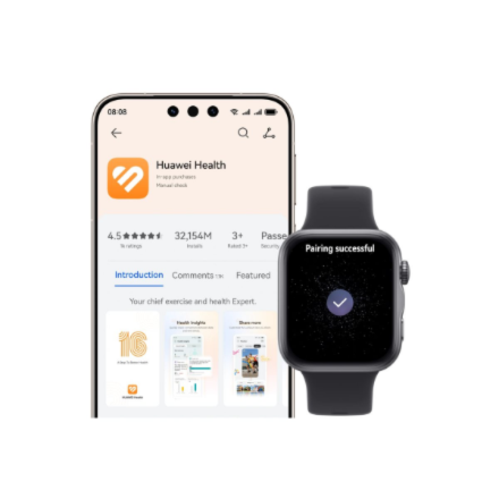 Huawei Watch FIT 5, Black, Niki-B19F , Huawei