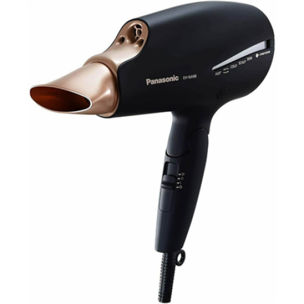 Panasonic Hair Dryer PNEHNA98K825 1800 W, Number of temperature settings 2, Ionic function, Black/Gold