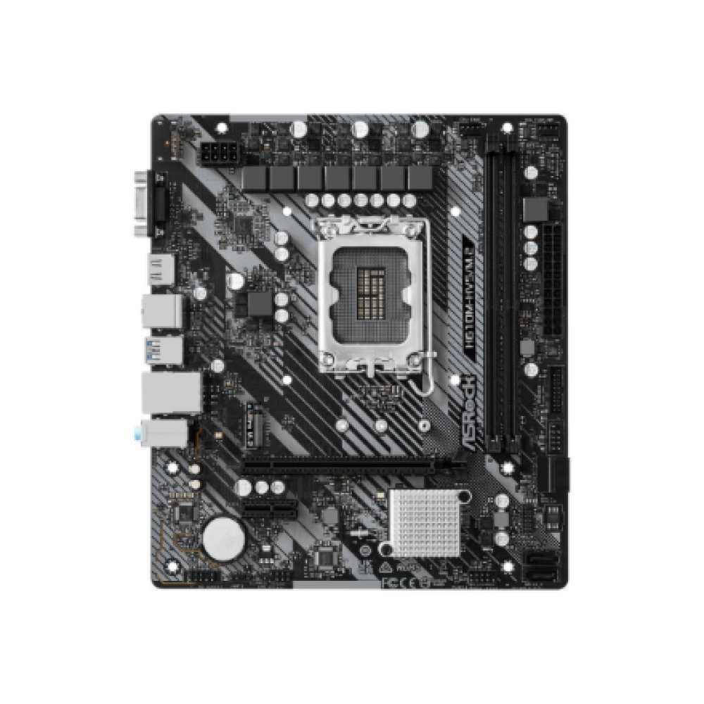 ASRock , H610M-HVS/M.2 R2.0 , Processor family Intel , Processor socket LGA1700 , DDR4 DIMM , Memory slots 2 , Supported hard disk drive interfaces SATA, M.2 , Number of SATA connectors 4 , Chipset H610 , Micro ATX