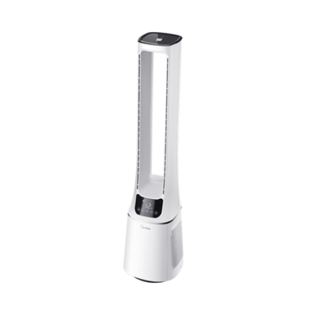 Midea , Bladeless Fan with Air purifier , MFP-120 , Stand fan , White , Diameter 15 cm , Number of speeds 10 , Oscillation , Remote control , Timer