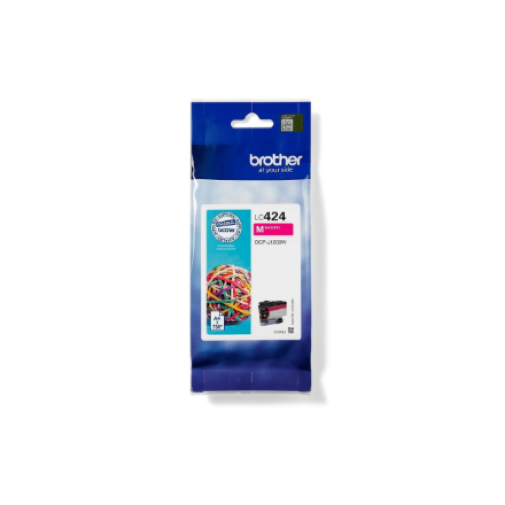 Brother LC-424M , Ink Cartridge , Magenta