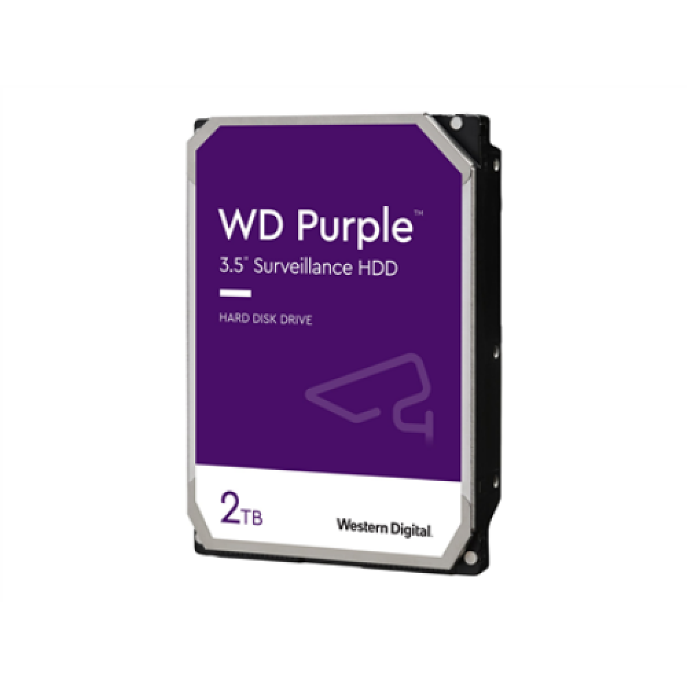 Western Digital Surveillance Hard Drive Purple WD22PURZ 5400 RPM 2000 GB