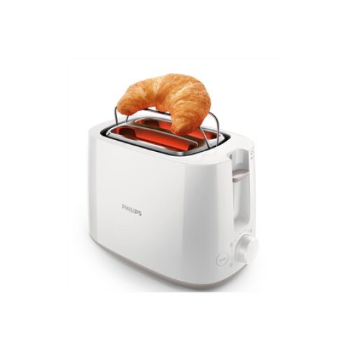 Philips , Toaster , HD2581/00 Daily Collection , Power 760-900 W , Number of slots 2 , Housing material Plastic , White