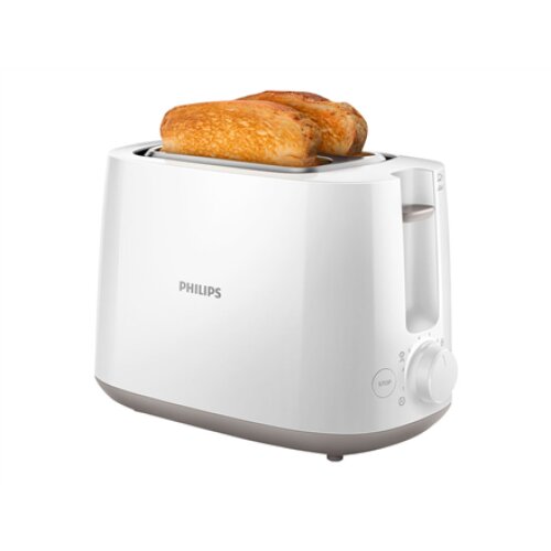 Philips , Toaster , HD2581/00 Daily Collection , Power 760-900 W , Number of slots 2 , Housing material Plastic , White