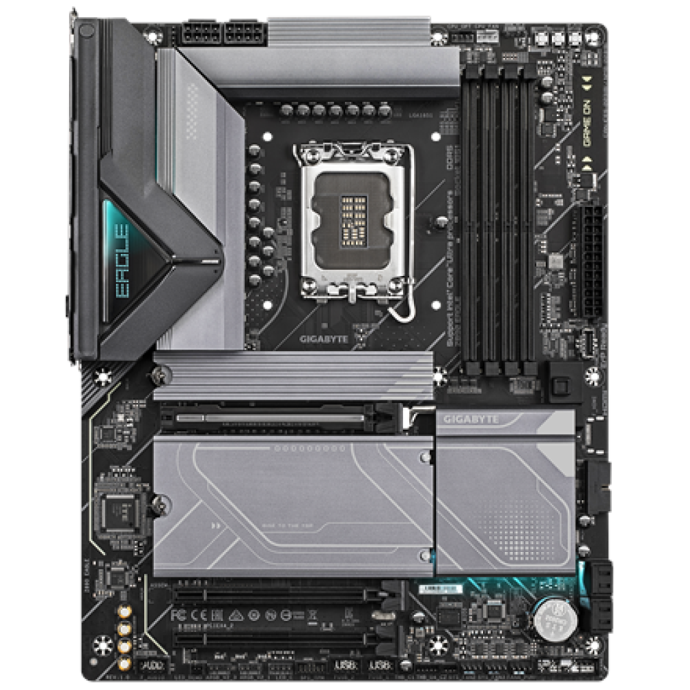 Gigabyte Z890 EAGLE , Processor family Intel , Processor socket LGA1851 , DDR5 , Supported hard disk drive interfaces M.2, SATA , Number of SATA connectors 4