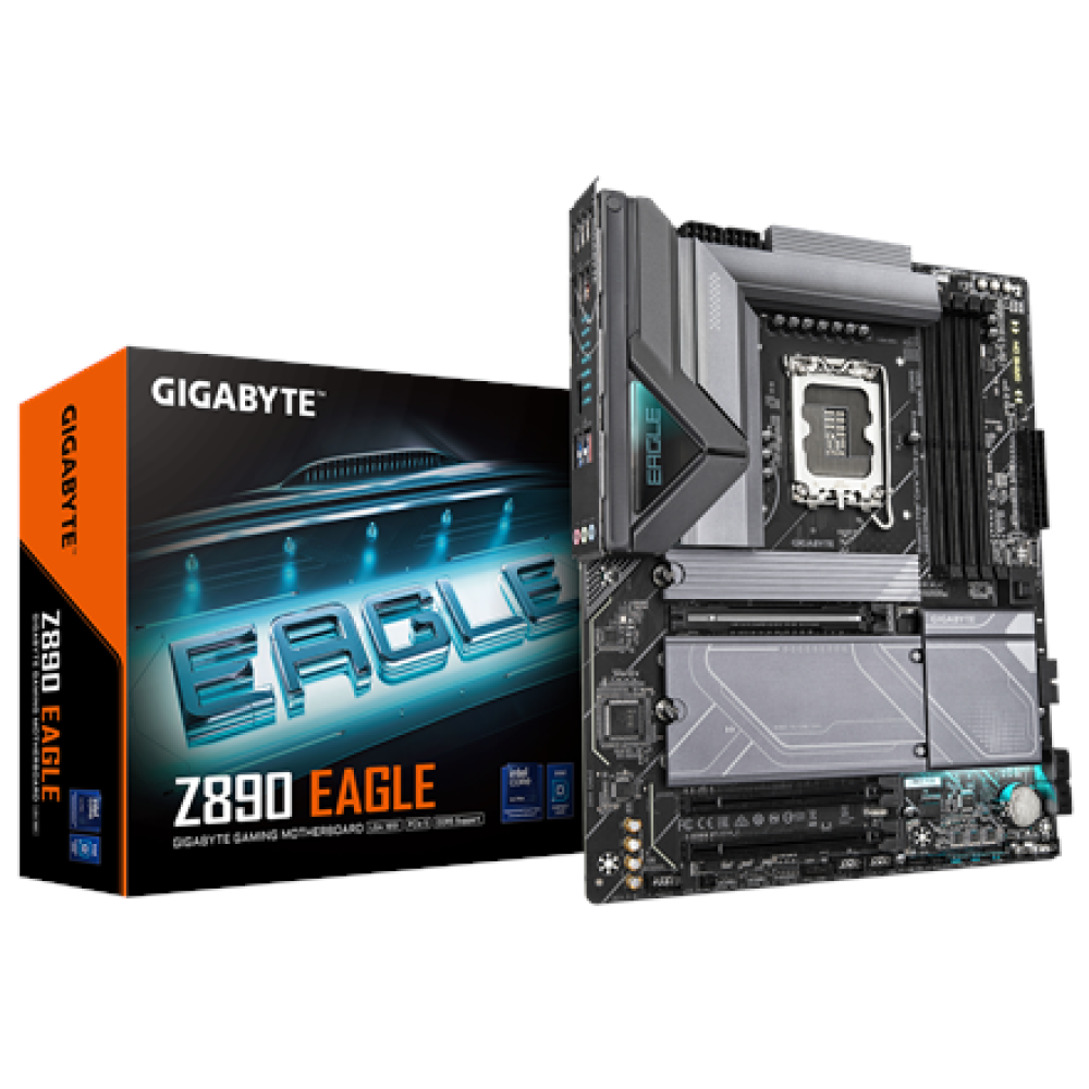 Gigabyte Z890 EAGLE , Processor family Intel , Processor socket LGA1851 , DDR5 , Supported hard disk drive interfaces M.2, SATA , Number of SATA connectors 4