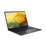 Asus , Zenbook 14 OLED UM3402YA-KM454W , Jade Black , 14 , OLED , 2.8K , 2880 x 1800 , Glossy , AMD Ryzen 7 , 7730U , 16 GB , LPDDR4X on board , Solid-state drive capacity 1000 GB , AMD Radeon Graphics , Windows 11 Home , 802.11ax , Bluetooth version 5.0 