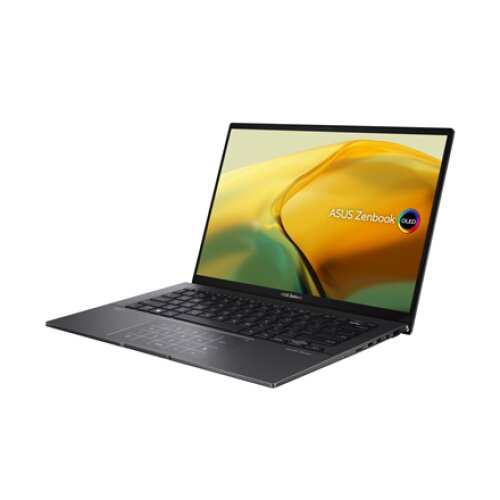 Asus , Zenbook 14 OLED UM3402YA-KM454W , Jade Black , 14 , OLED , 2.8K , 2880 x 1800 , Glossy , AMD Ryzen 7 , 7730U , 16 GB , LPDDR4X on board , Solid-state drive capacity 1000 GB , AMD Radeon Graphics , Windows 11 Home , 802.11ax , Bluetooth version 5.0 