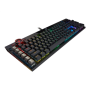Corsair , Mechanical Gaming Keyboard , K100 RGB Optical , Wired , Mechanical Gaming Keyboard , US , Black/Red