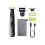 Philips , Hair Trimmer for Face and Body , QP6552/15 OneBlade Pro 360 , Cordless , Wet & Dry , Number of length steps 20 , Chrome